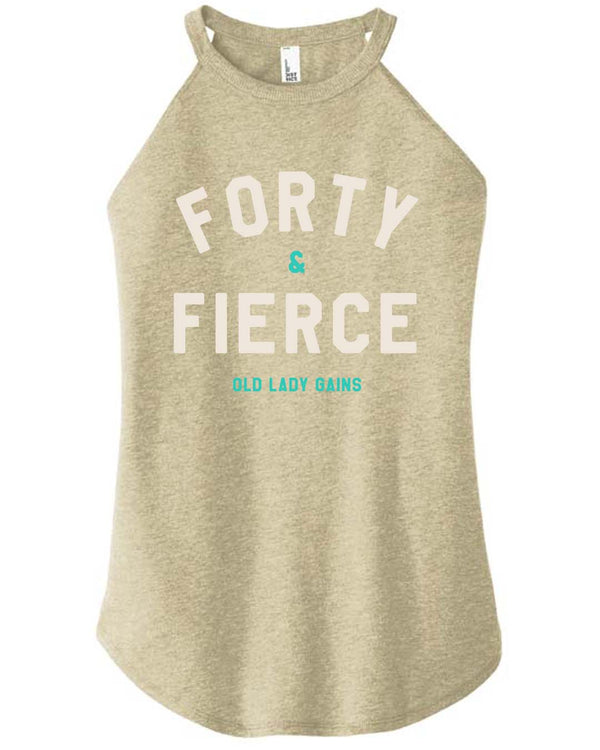 Forty & Fierce Halter Tank