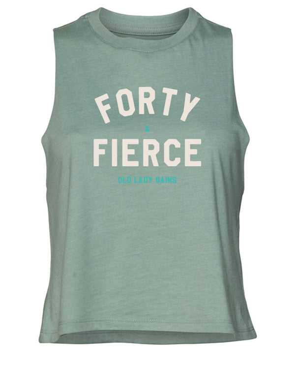 Forty & Fierce Crop Tank