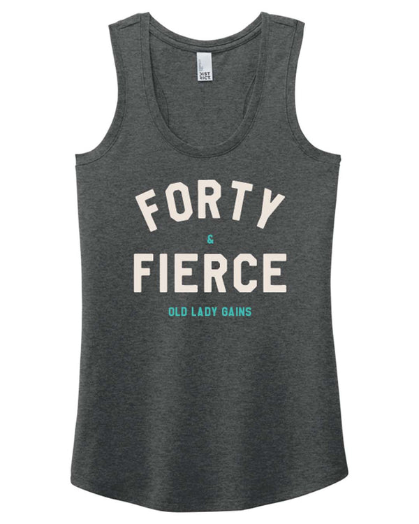 Forty & Fierce Racerback Tank