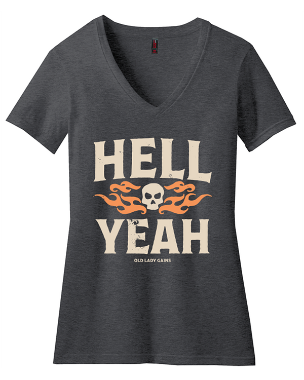 Hell Yeah V-Neck Women's Tee