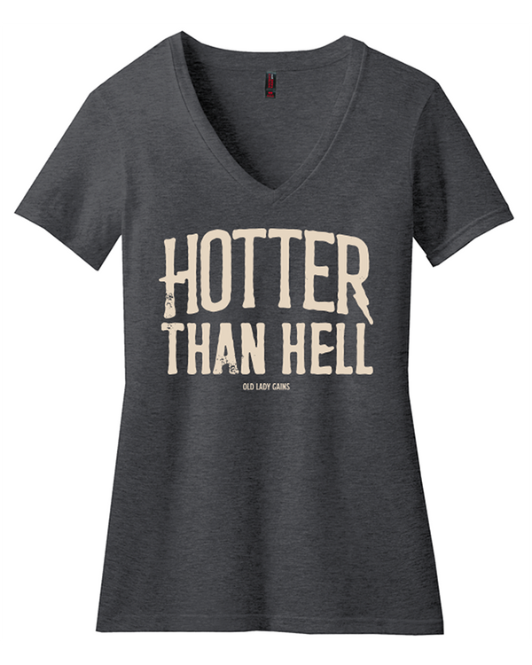 Hotter Than Hell V-Neck Women's Tee