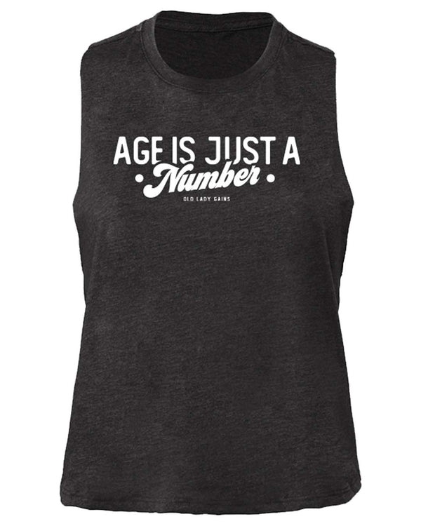 Age is Just a Number Crop Tank