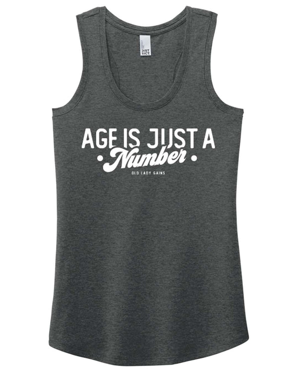 Age Is Just A Number Racerback Tank