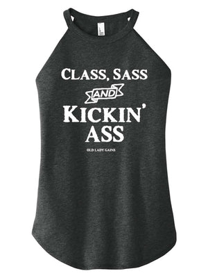 Class Sass & Kickin Ass Halter Tank