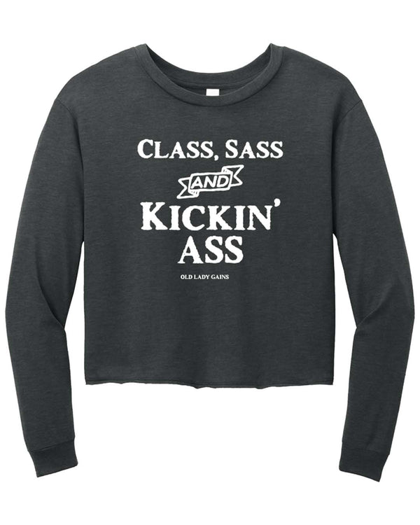 Class Sass & Kickin Ass Long Sleeve Tee