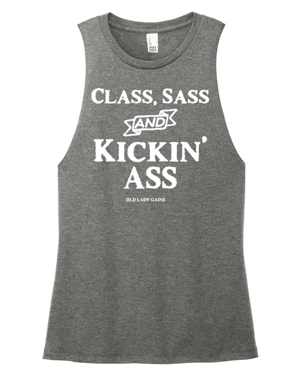 Class Sass & Kicking Ass Muscle Tank