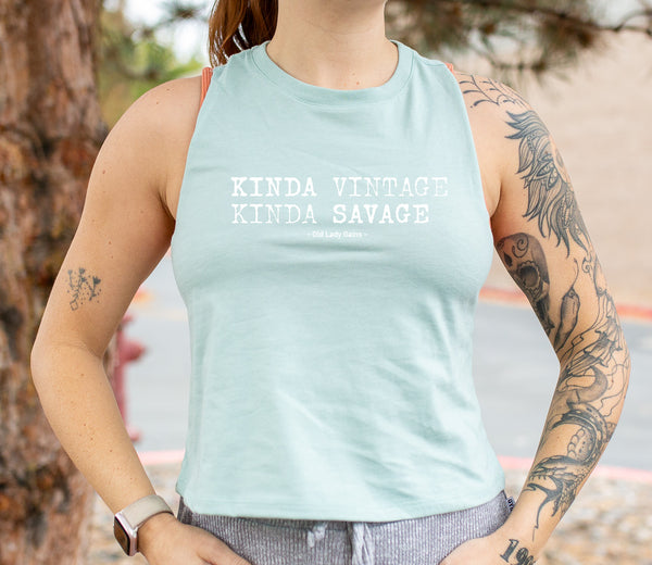 Kinda Vintage - Crop Tank