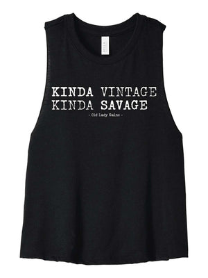 Kinda Vintage - Crop Tank