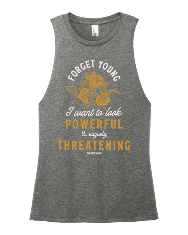 Powerful & Vaguely Threatening Muscle Tank