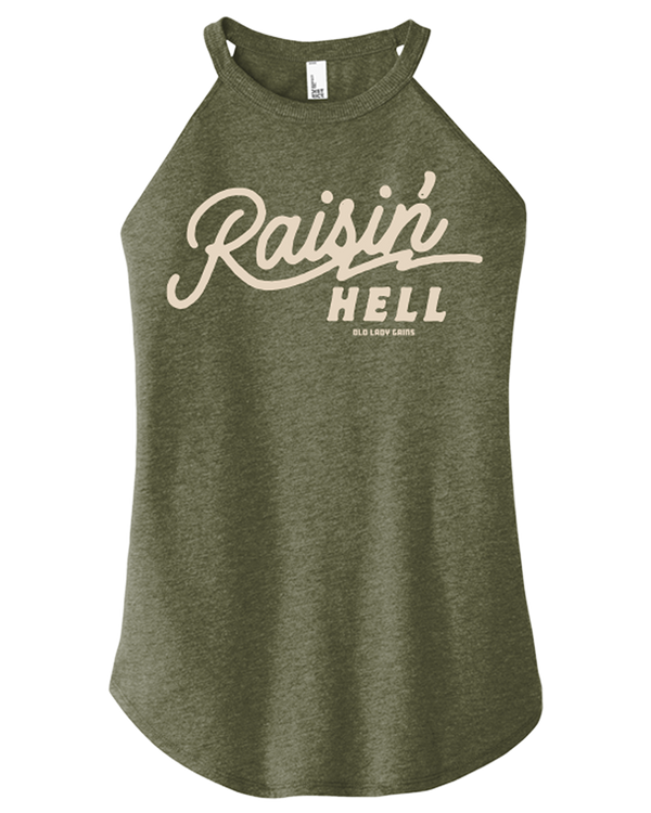 Raisin Hell Halter Tank