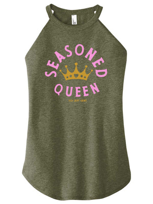 Seasoned Queen Halter Tank