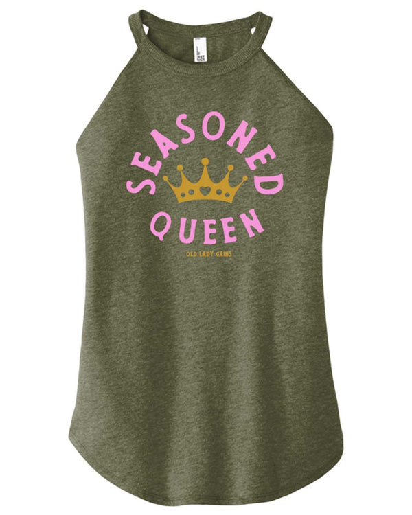 Seasoned Queen Halter Tank