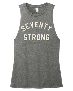 Resilient women’s apparel with Seventy & Strong message