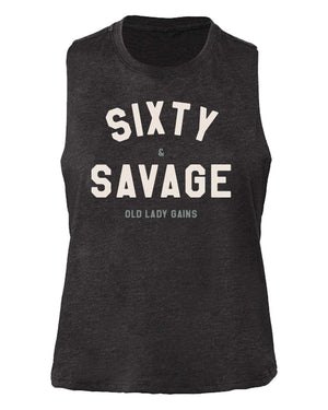 Sixty & Savage shirt for women, bold clothing for celebrating 60 strength and style