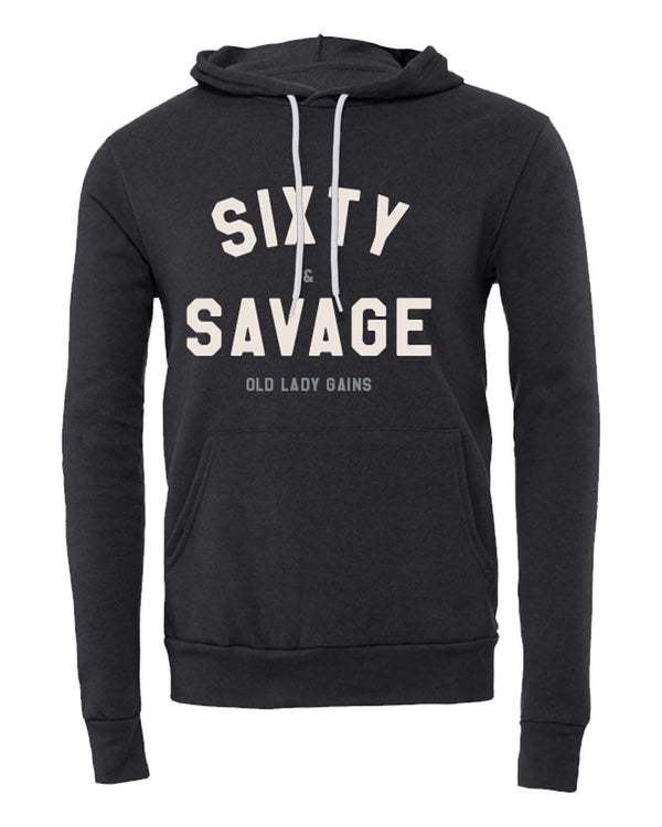 Sixty & Savage sweatshirt for women, bold 60th birthday gift celebrating strength and style