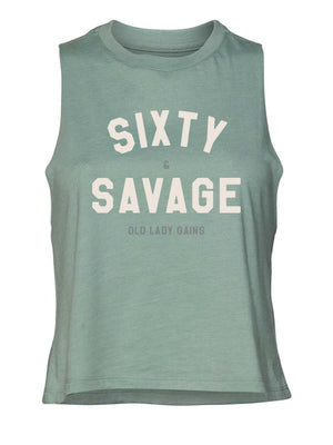 Sixty & Savage shirt for women, bold clothing for celebrating 60 strength and style