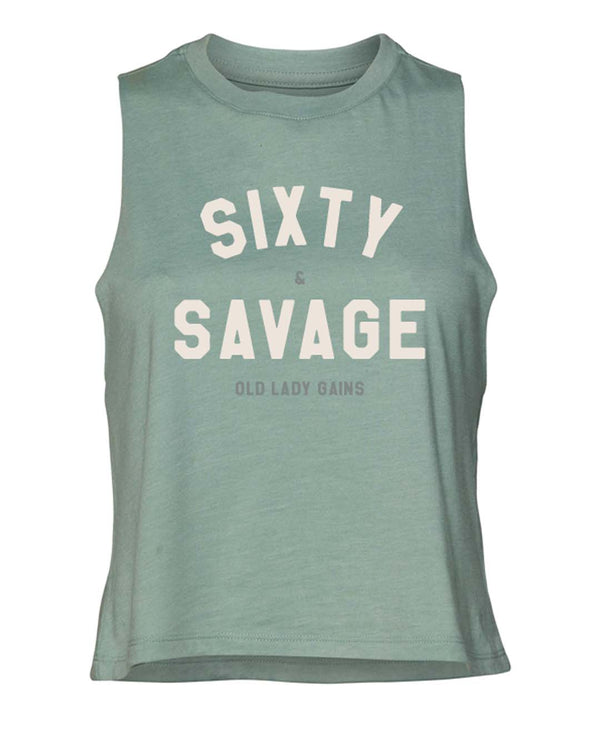 Sixty & Savage shirt for women, bold clothing for celebrating 60 strength and style