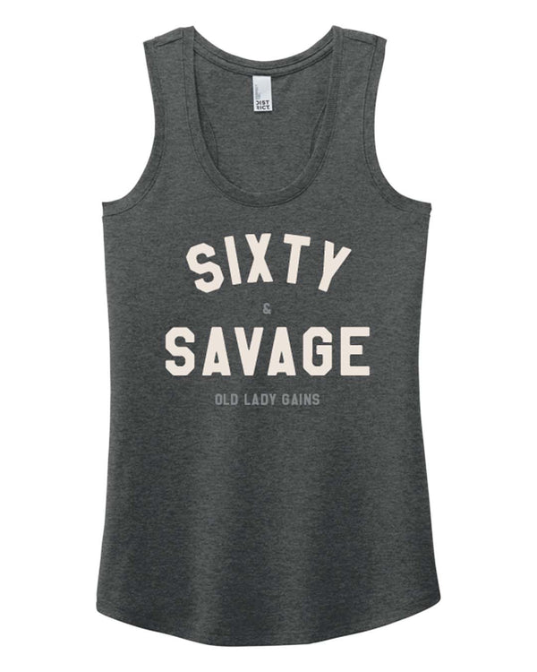 Sixty & Savage shirt for women, bold 60th birthday gift celebrating strength and style