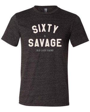 Sixty & Savage shirt for women, bold 60th birthday gift celebrating strength and style