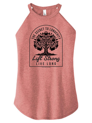 Lift Strong Live Long Halter Tank
