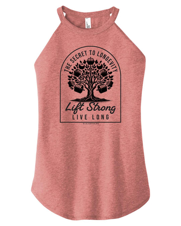 Lift Strong Live Long Halter Tank