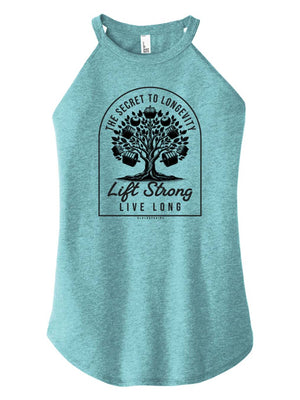Lift Strong Live Long Halter Tank