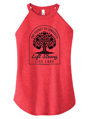 Lift Strong Live Long Halter Tank