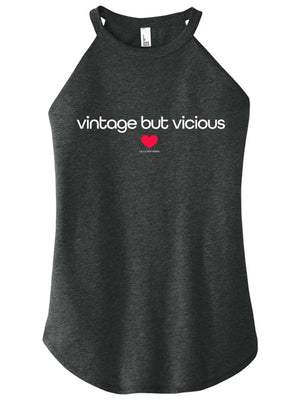 Vintage But Vicious Halter Tank