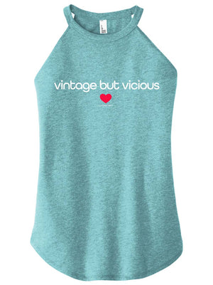 Vintage But Vicious Halter Tank