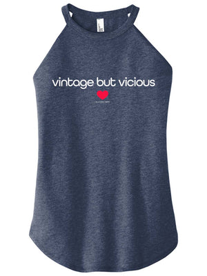 Vintage But Vicious Halter Tank