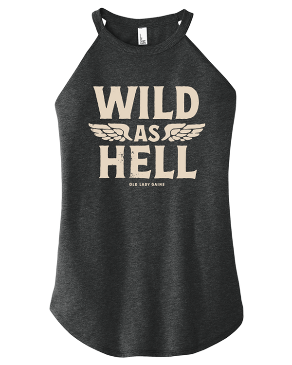 Wild As Hell Halter Tank