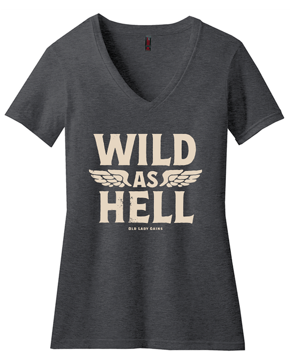 Wild As Hell V-Neck Women's Tee