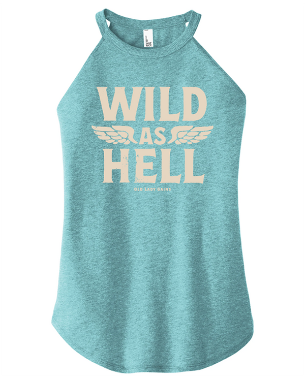 Wild As Hell Halter Tank