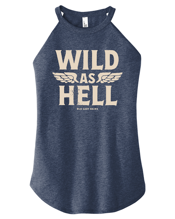 Wild As Hell Halter Tank