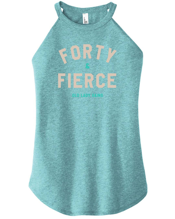 Forty & Fierce Halter Tank