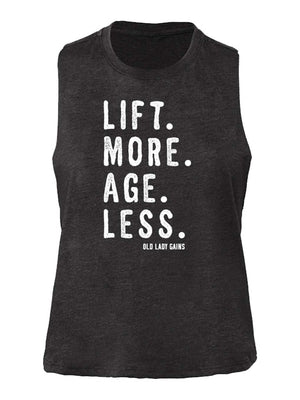 Lift More Age Less - Crop Tank