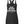 A vintage black racerback tank top featuring the white text 