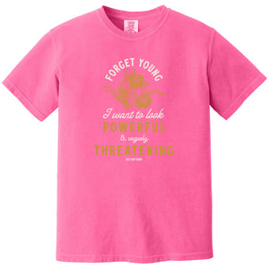 Powerful & Vaguely Threatening 100% Cotton T-Shirt
