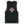 Black muscle tank top with an Old Lady Gains graphic Rosie design 