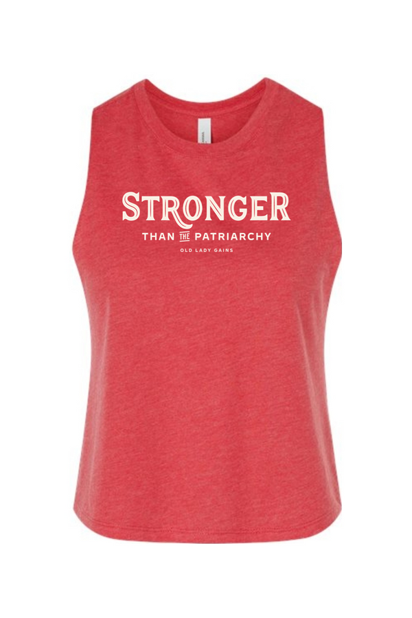 Stronger Than The Patriarchy Crop Tank