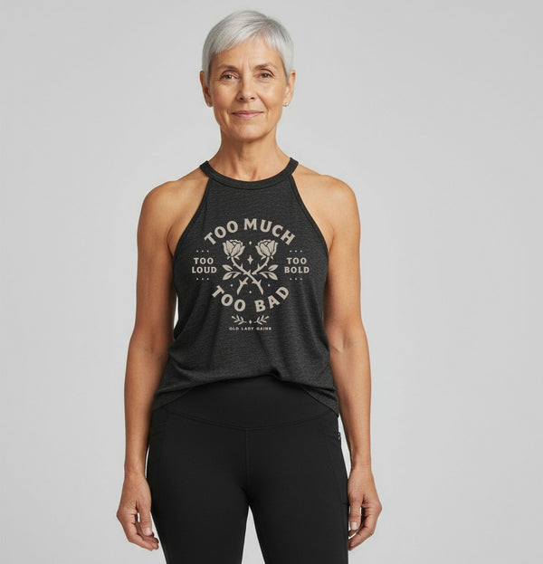 Too Much Too Bad Women Halter Tank