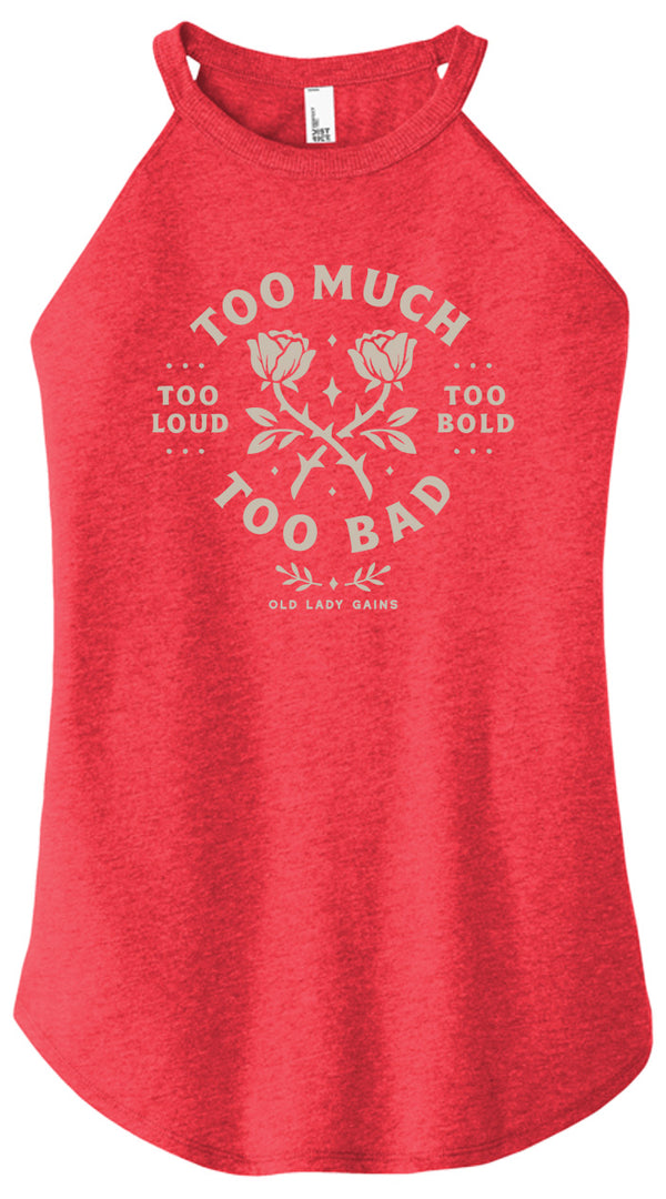 Too Much Too Bad Women Halter Tank