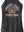 Black tank top with graphic design and text 'Threat Level Female Rage' on a white background