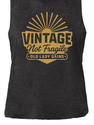 Vintage Not Fragile Crop Tank