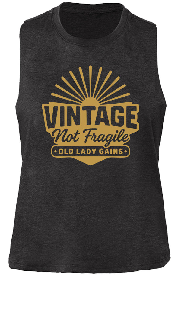 Vintage Not Fragile Crop Tank