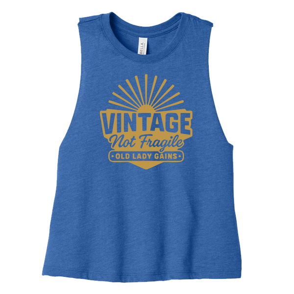 Vintage Not Fragile Crop Tank