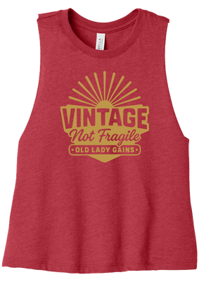 Vintage Not Fragile Crop Tank