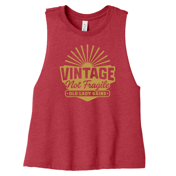 Vintage Not Fragile Crop Tank