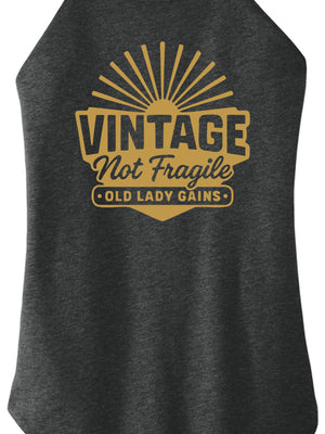 Vintage Not Fragile Women Halter Tank