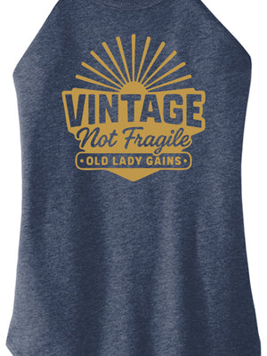 Vintage Not Fragile Women Halter Tank